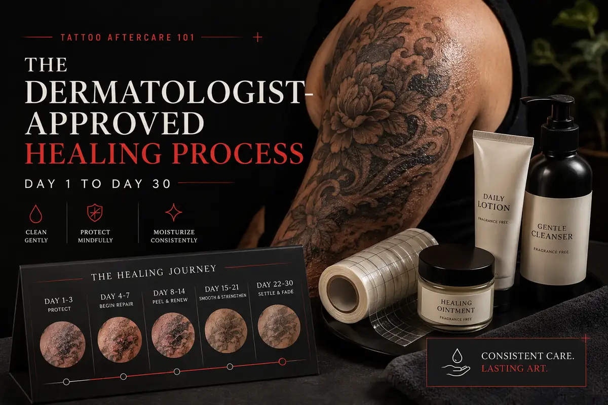 Tattoo aftercare healing guide