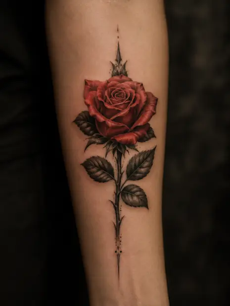 Rose arm tattoo inspiration